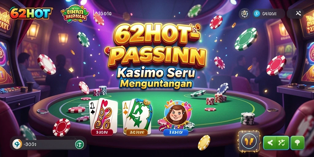 Tampilan gameplay menarik dari 62HOT yang menyajikan sensasi kasino.