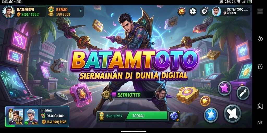 Screenshot utama BATAMTOTO menampilkan momen gameplay yang menegangkan dan seru.