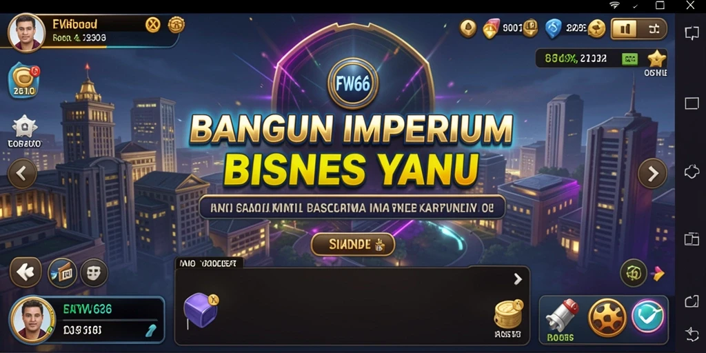 Tampilan gameplay FW66 yang menampilkan strategi Tycoon yang seru.