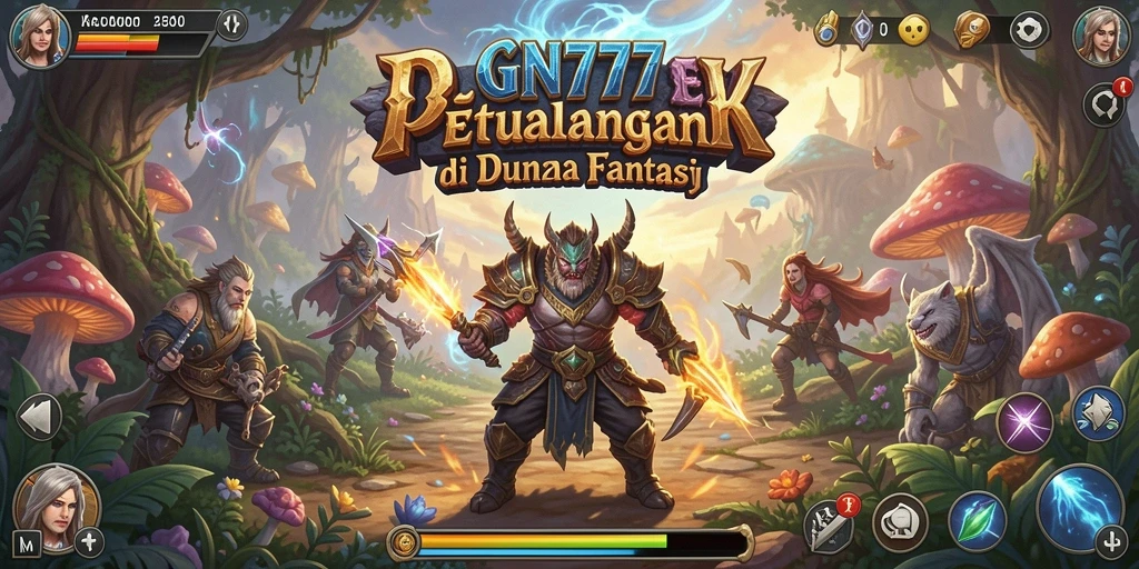 Tampilan gameplay RPG GN777 yang menawan dan mendebarkan.