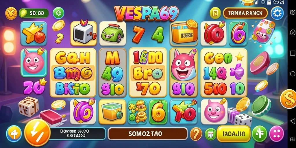 Tangkapan layar gameplay VESPA69 menampilkan suasana kompetitif Bingo.
